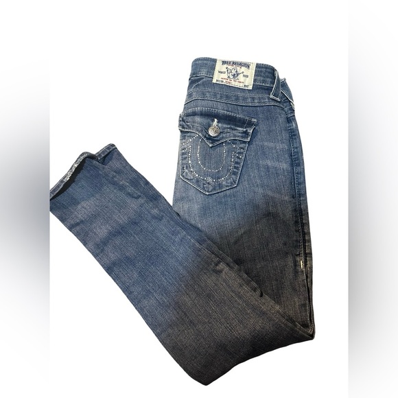 True Religion Medium Blue Skinny Jeans - Picture 5 of 9